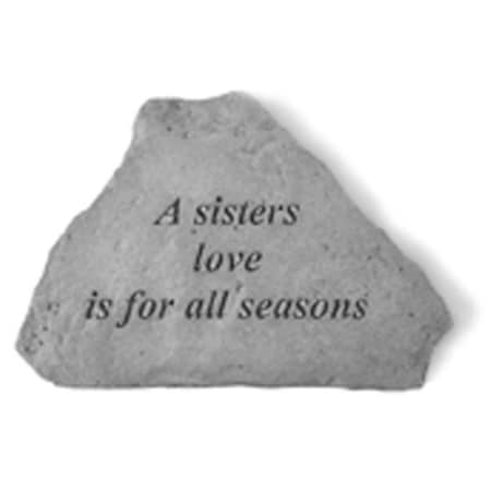 Kay Berry - Inc. A Sisters Love Is For All Seasons - Garden Accent - 5.25 Inches x 3.75 Inches KA313523